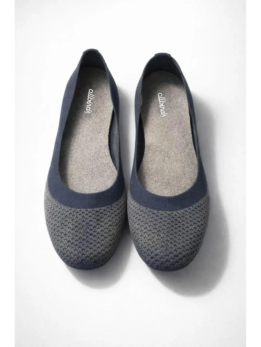 Allbirds Tree Breezers Women's Blue Knit Flats Size 7